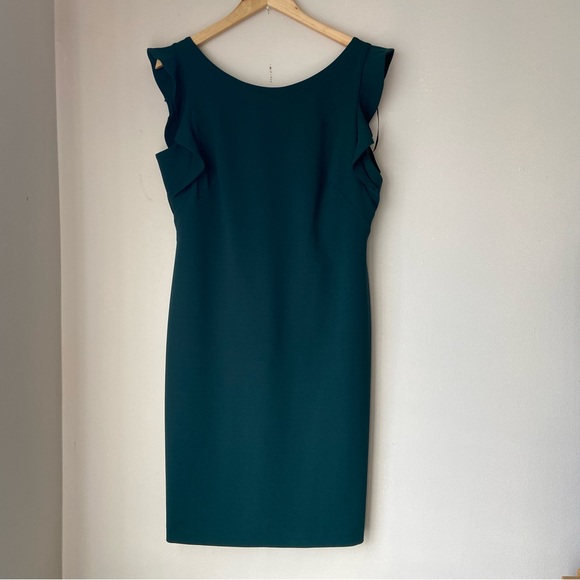Calvin Klein Dresses & Skirts - Calvin Klein Women’s Flutter Sleeve Crew Neck Sheath Dress